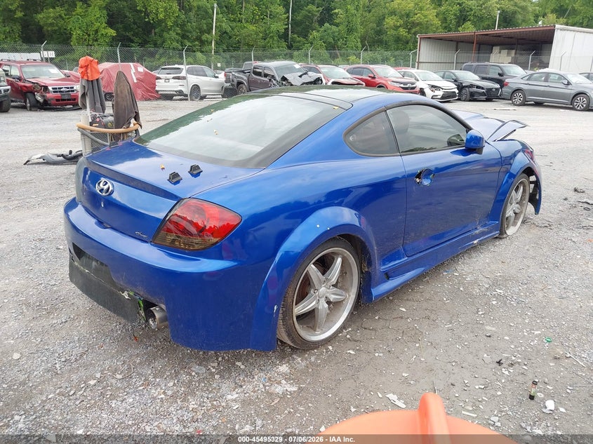 HYUNDAI TIBURON 2003 VIN KMHHN65F43U076222