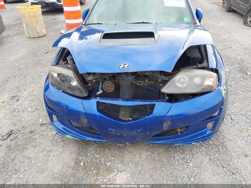 2003 Hyundai Tiburon Gt V6 VIN: KMHHN65F43U076222 Lot: 45495329