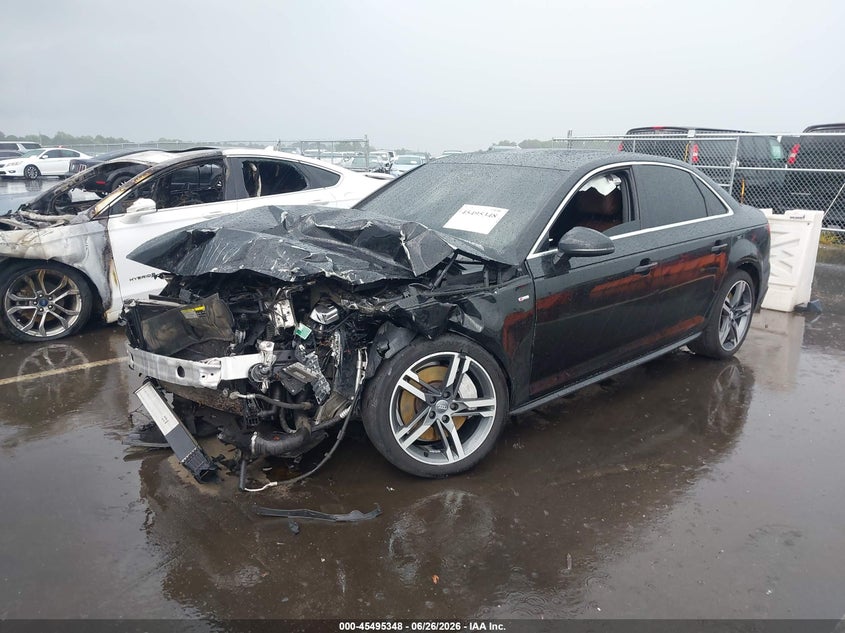 Vin: wauenaf4xjn000435, lot: 45993545, audi a4 2.0t premium/2.0t tech premium 20182