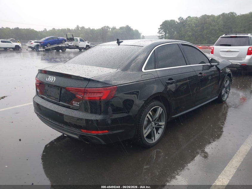 Vin: wauenaf4xjn000435, lot: 45993545, audi a4 2.0t premium/2.0t tech premium 20184