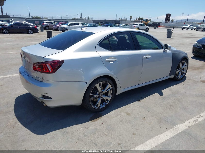LEXUS IS 250 2009 VIN JTHBK262592086509