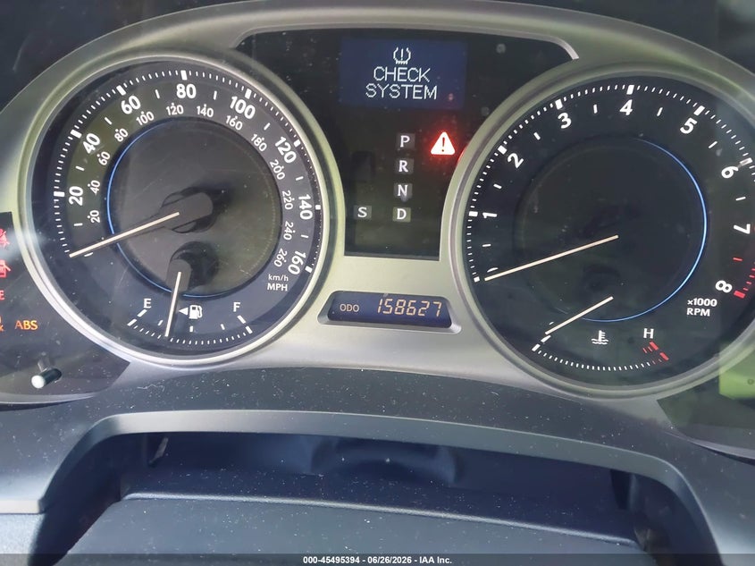 LEXUS IS 250 2009 VIN JTHBK262592086509