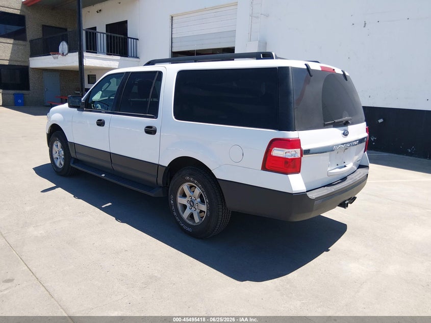 Vin: 1fmjk1gt7gef46565, lot: 45993615, ford expedition el xl 20163