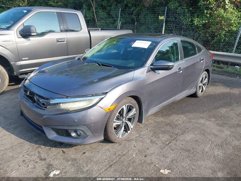 2016 Honda Civic Touring 19XFC1F90GE010610 photo 1