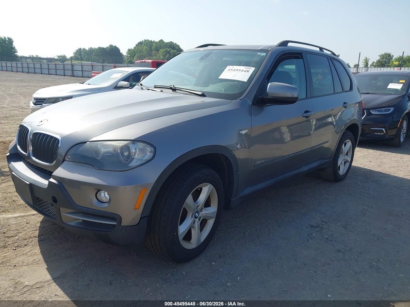 2008 BMW X5, Обычный износ, IAAI, VIN 5UXFE43588L005255 — фото 2