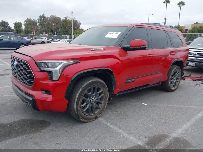 Vin: 7svaaaba4px011734, lot: 45993685, toyota sequoia platinum 20232