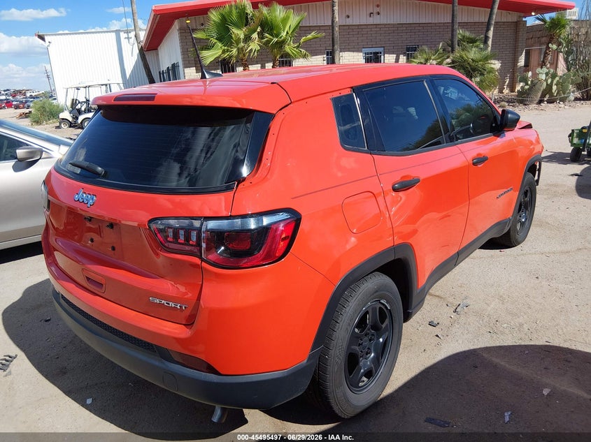 Vin: 3c4njcab8lt253210, lot: 45993694, jeep compass sport fwd 20204