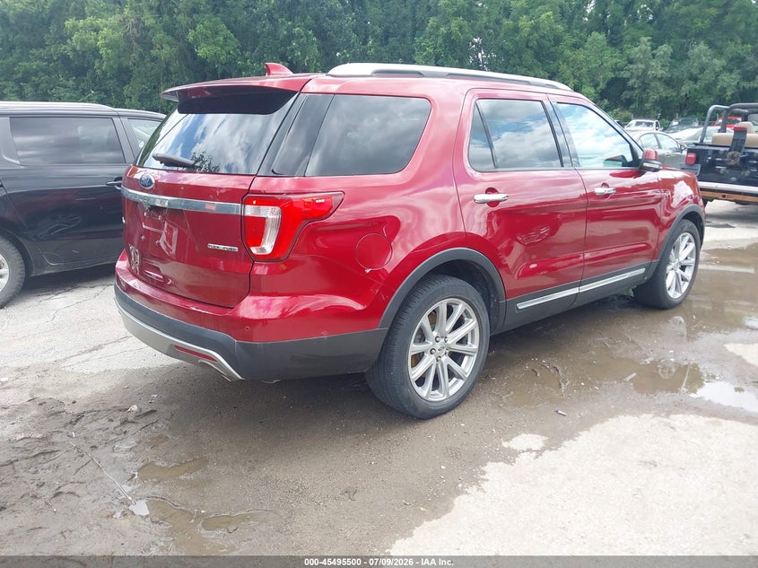 Vin: 1fm5k7f80ggc49451, lot: 45993696, ford explorer limited 20164