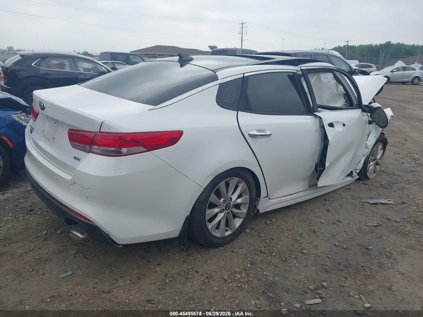 Vin: 5xxgu4l35gg096913, lot: 45993771, kia optima ex 20164