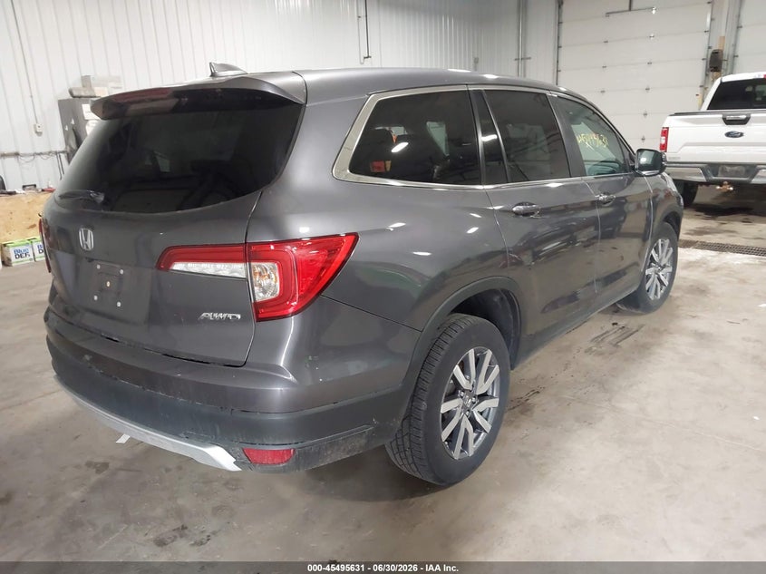 Vin: 5fnyf6h50lb010179, lot: 45993828, honda pilot awd ex-l 20204