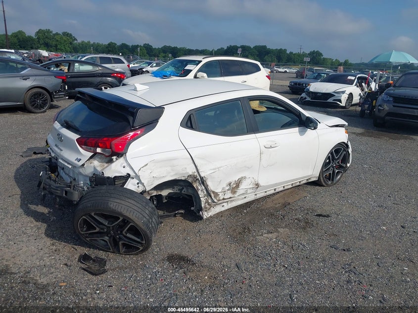 Vin: kmht36ah8mu010443, lot: 45993839, hyundai veloster n 20214