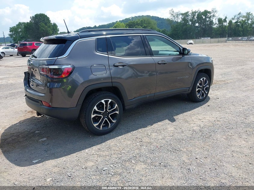 Vin: 3c4njdcn5pt520502, lot: 45993916, jeep compass limited 4x4 20234