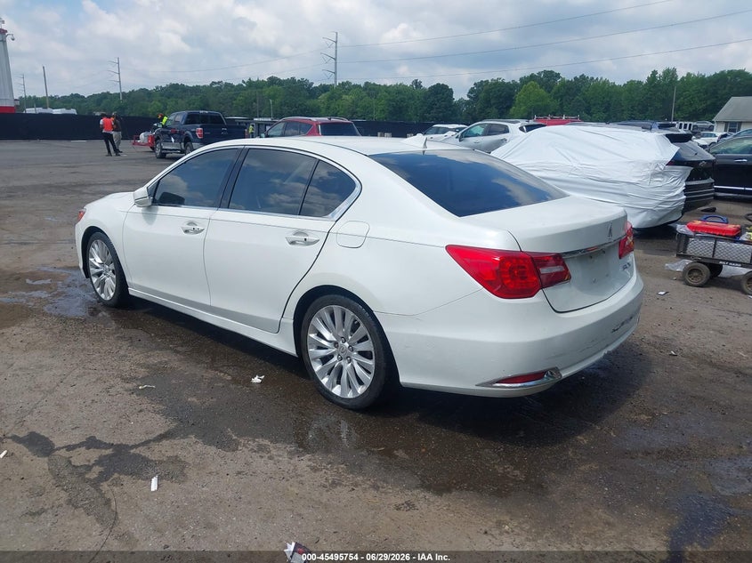 Vin: jh4kc1f56fc000258, lot: 45993951, acura rlx 20153