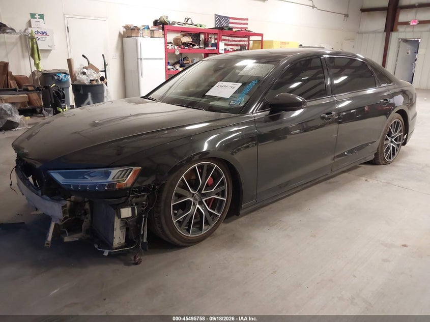 Vin: wau8saf81ln014252, lot: 45993955, audi s8 tfsi quattro tiptronic 20202