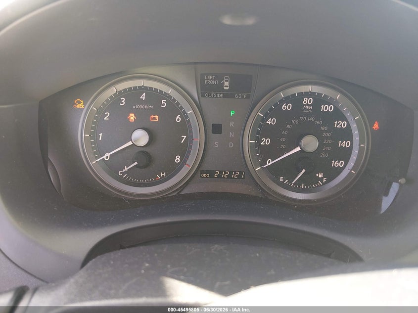 2008 LEXUS ES SEDAN 3.5L V-6 DOHC, VVT, 272HP