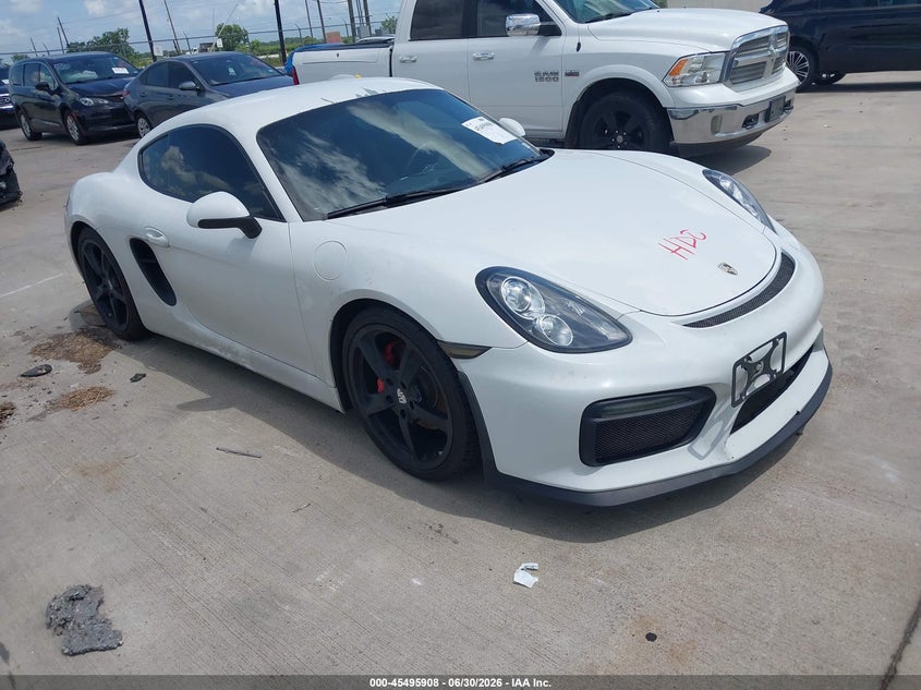 2015 PORSCHE CAYMAN auction photo 1