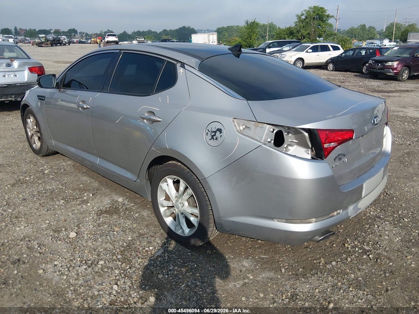 Vin: 5xxgn4a76dg154445, lot: 45994291, kia optima ex 20133