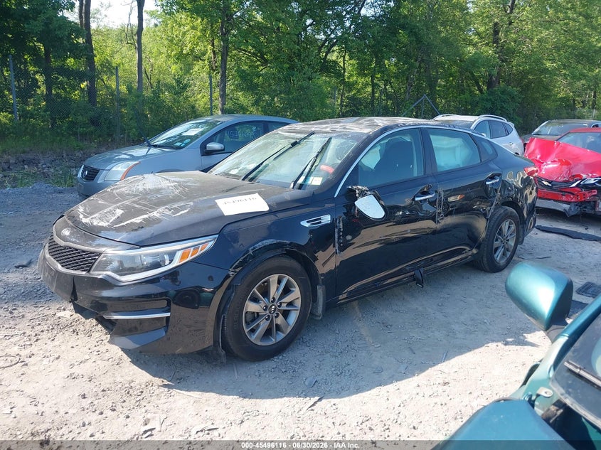 Vin: 5xxgt4l14gg040477, lot: 45994314, kia optima lx turbo 20162