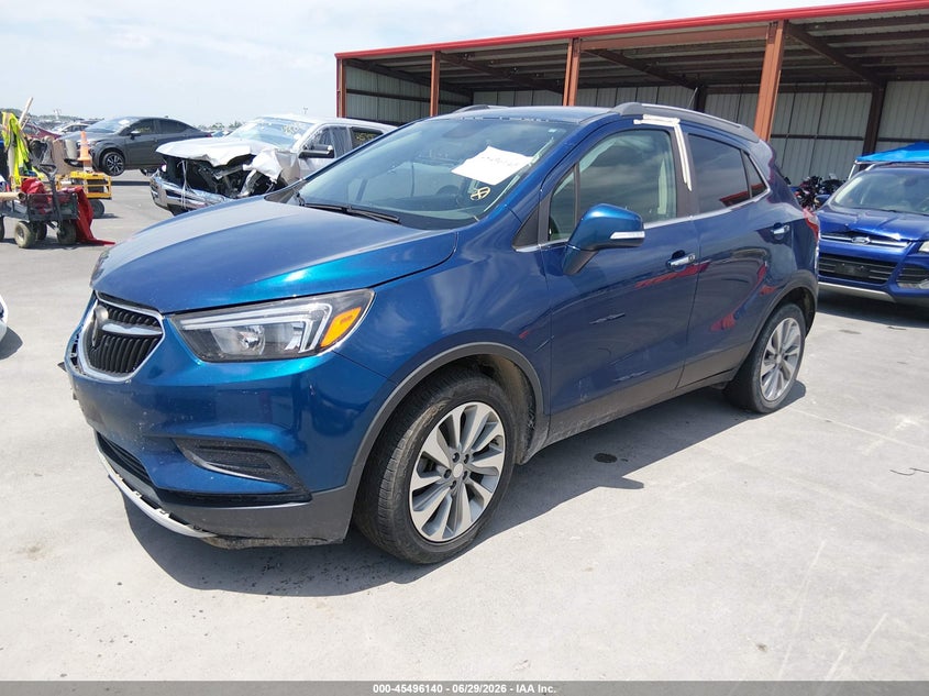 Vin: kl4cjasb6kb943364, lot: 45994338, buick encore fwd preferred 20192