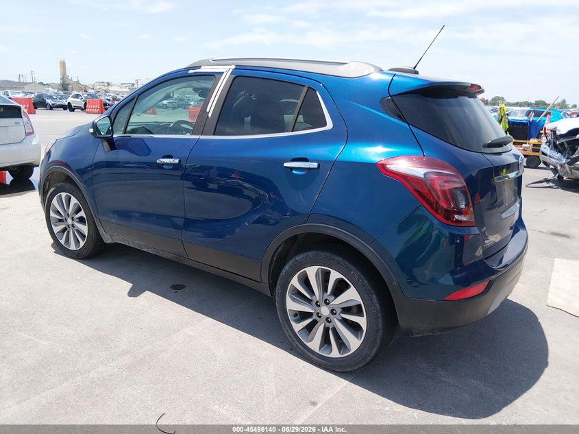 Vin: kl4cjasb6kb943364, lot: 45994338, buick encore fwd preferred 20193