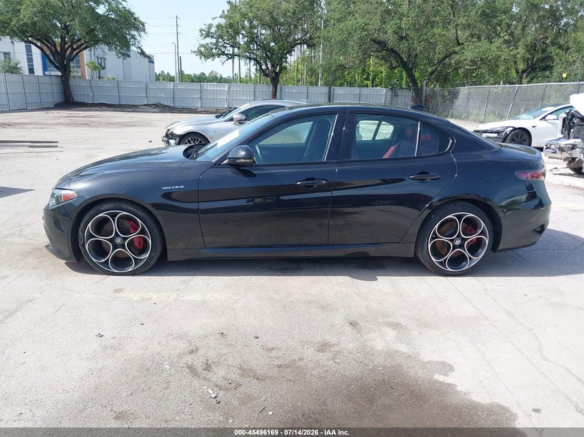 2024 Alfa Romeo Giulia Veloce Rwd VIN: ZARFAMBN0R7683738 Lot: 45496169