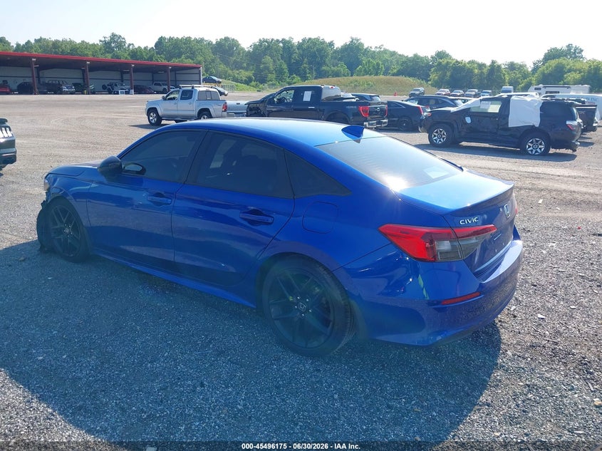 HONDA CIVIC 2022 VIN 2HGFE2F58NH562257