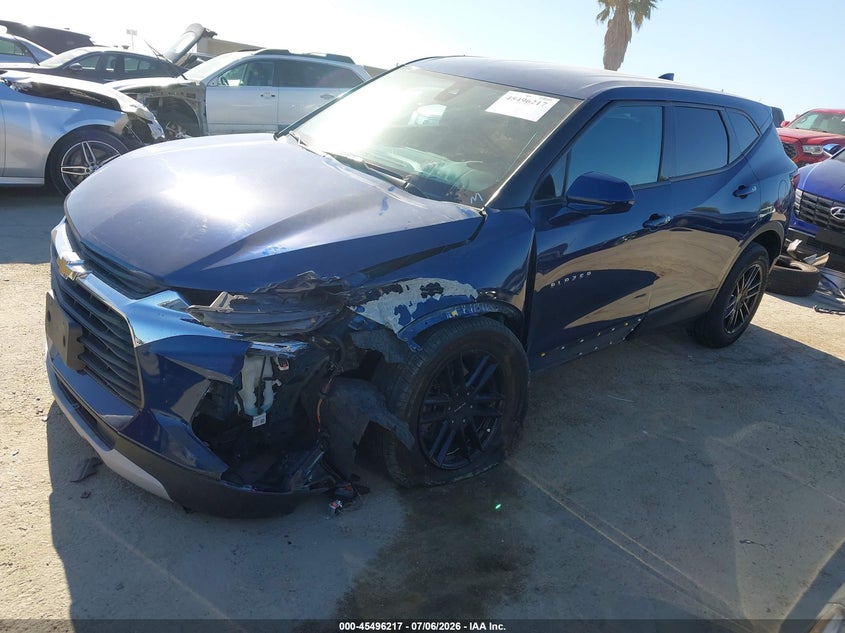 3GNKBCR43NS163159 2022 Chevrolet Blazer Fwd 2lt photo 1