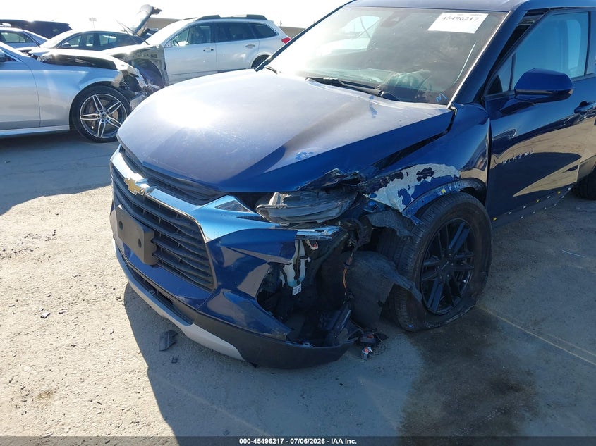 2022 Chevrolet Blazer Fwd 2Lt VIN: 3GNKBCR43NS163159 Lot: 45496217