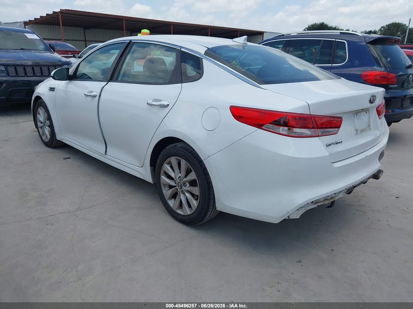 Vin: 5xxgt4l34gg069561, lot: 45994455, kia optima lx 20163