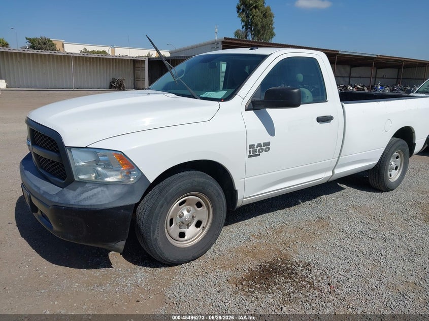 2019 RAM 1500, Left Rear, IAAI, VIN 3C6JR6DG0KG502839 — photo 2