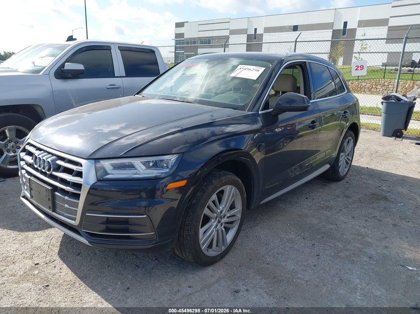 Vin: wa1bnafy5j2200305, lot: 45994496, audi q5 2.0t premium/2.0t tech premium 20182