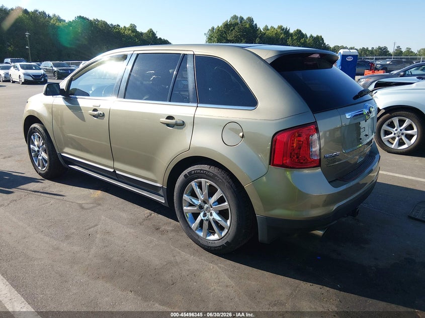 Vin: 2fmdk3k91cba39607, lot: 45994543, ford edge limited 20123
