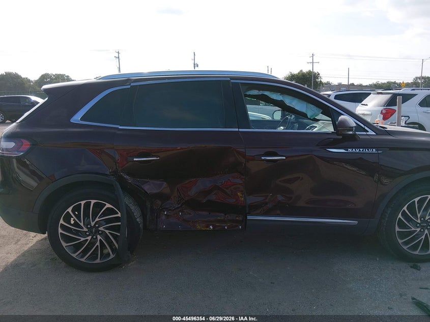 2020 Lincoln Nautilus Reserve VIN: 2LMPJ8KP0LBL03092 Lot: 45496354