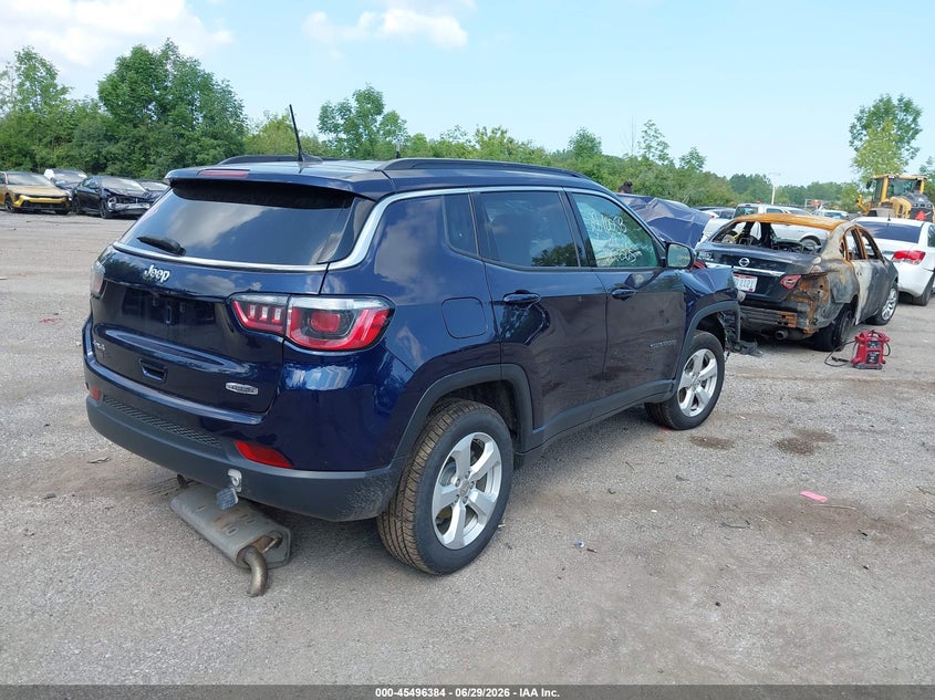 Vin: 3c4njdbb8jt423129, lot: 45994582, jeep compass latitude 4x4 20184
