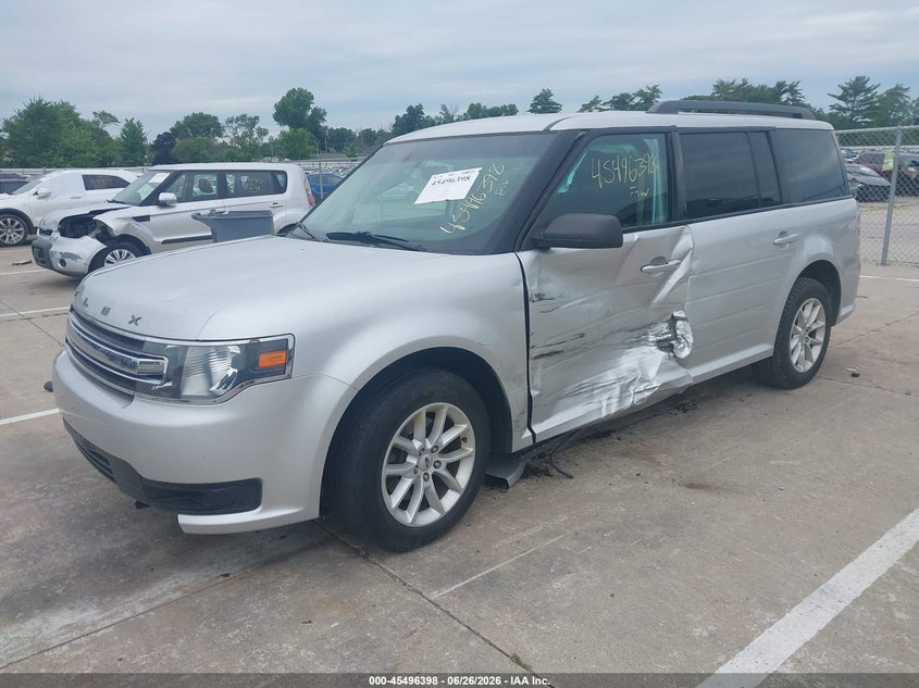 Vin: 2fmgk5b80jba02156, lot: 45994596, ford flex se 20182