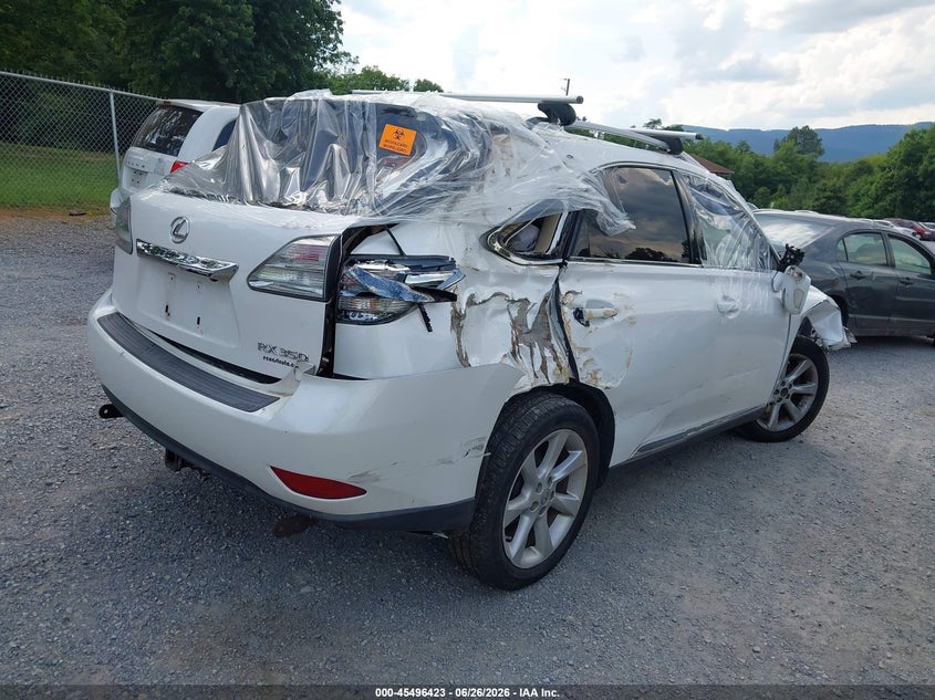2011 LEXUS RX 350 auction photo 4