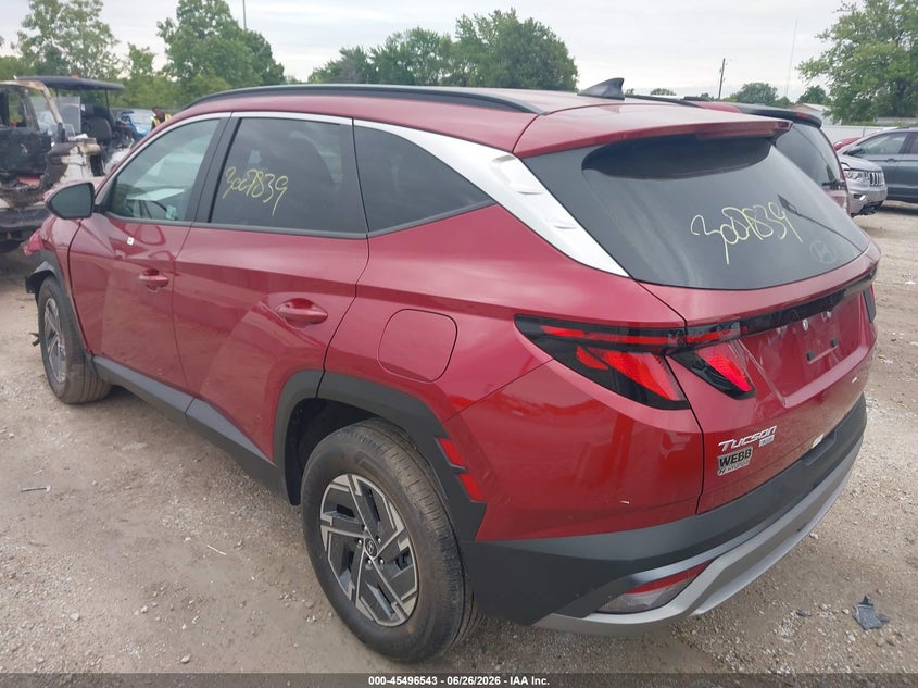 2025 HYUNDAI TUCSON HYBRID auction photo 3