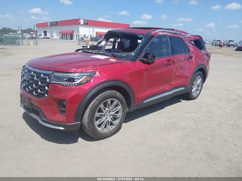 Vin: 1fmuk7hh6sgb99379, lot: 45994821, ford explorer platinum 20252