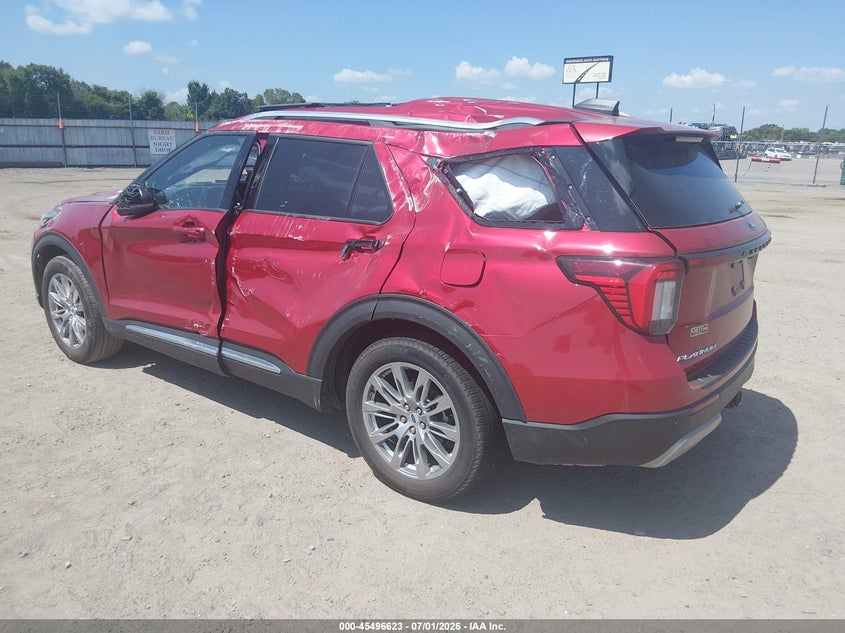 Vin: 1fmuk7hh6sgb99379, lot: 45994821, ford explorer platinum 20253