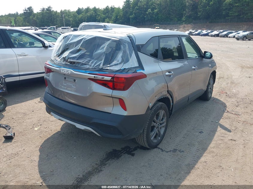 2022 Kia Seltos Lx VIN: KNDEPCAA4N7321581 Lot: 45496627