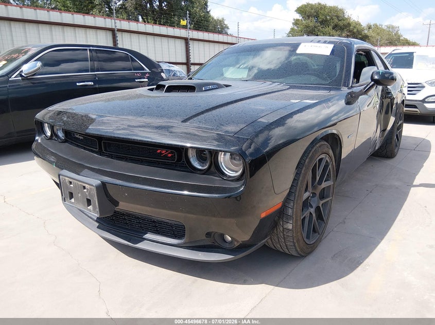 Vin: 2c3cdzbt0hh554311, lot: 45994876, dodge challenger r/t plus shaker 20172