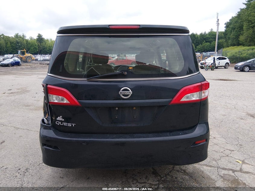2015 Nissan Quest S VIN: JN8AE2KP8F9122657 Lot: 45496711
