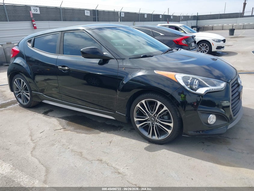 2017 HYUNDAI VELOSTER HATCHBACK 1.6L I-4 DI, DOHC, VVT, TURBO, 201HP