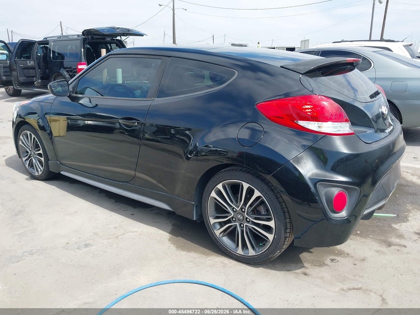 2017 HYUNDAI VELOSTER HATCHBACK 1.6L I-4 DI, DOHC, VVT, TURBO, 201HP