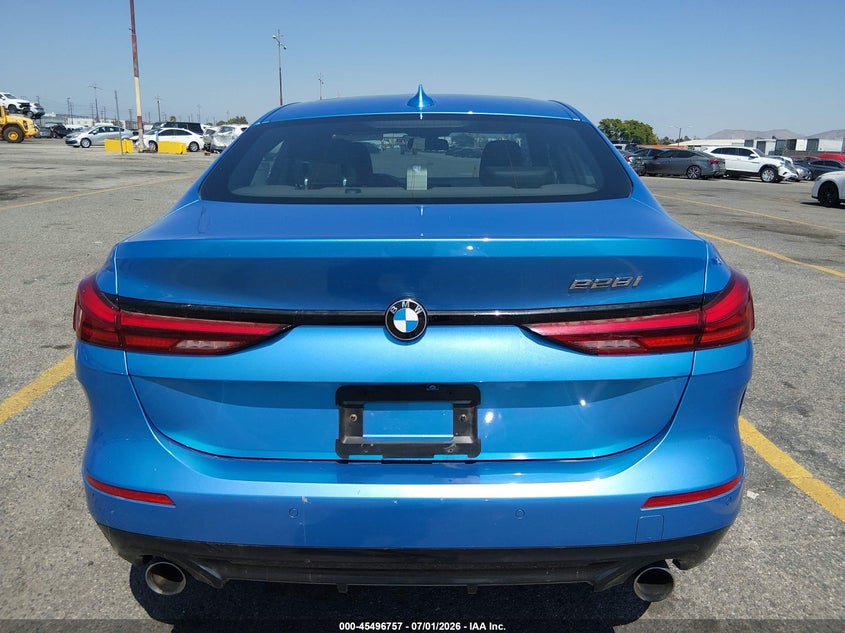 2021 BMW 228I Gran Coupe Sdrive VIN: WBA53AK02M7J47527 Lot: 45496757