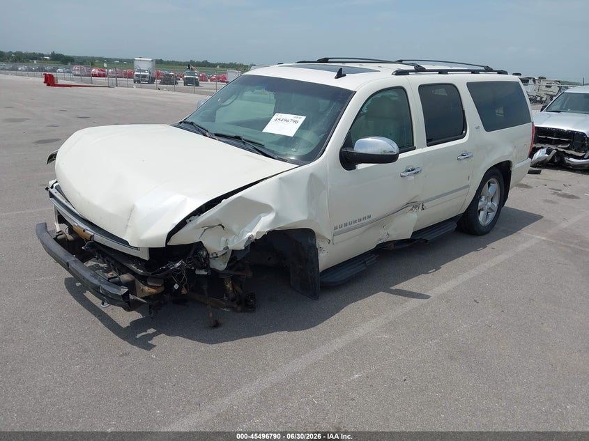2011 Chevrolet Suburban, Front & Rear, IAAI, VIN 1GNSKKE36BR179457 — photo 2