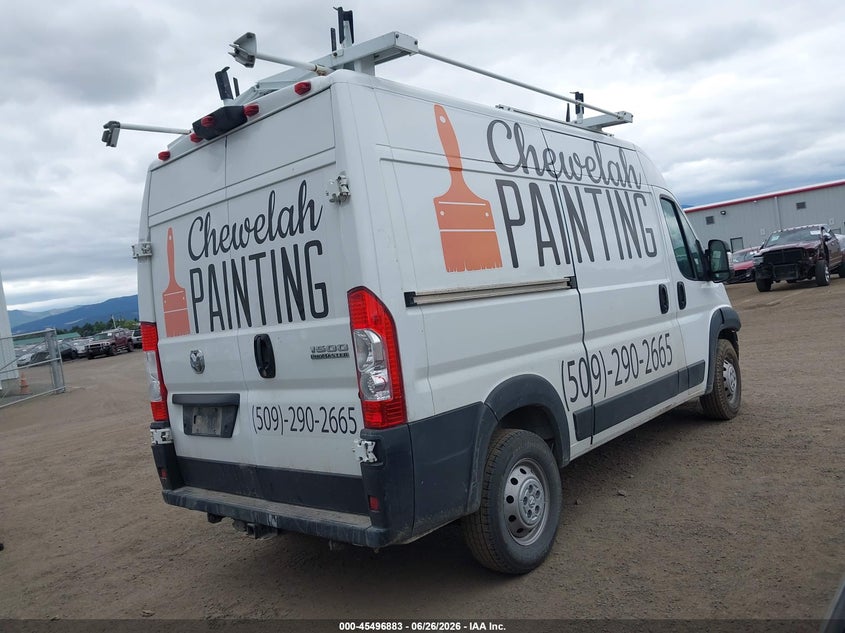 Vin: 3c6lrvbg2pe529274, lot: 45995081, ram promaster 1500 high roof 136 wb 20234