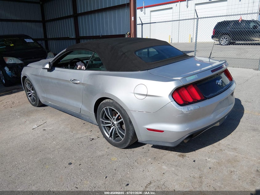 2016 FORD MUSTANG CABRIO 2.3L I-4 DI, DOHC, VVT, TURBO, 310HP