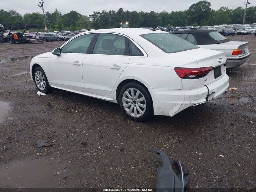 Vin: wauabaf47na012210, lot: 45995089, audi a4 premium 40 tfsi quattro s tronic 20223