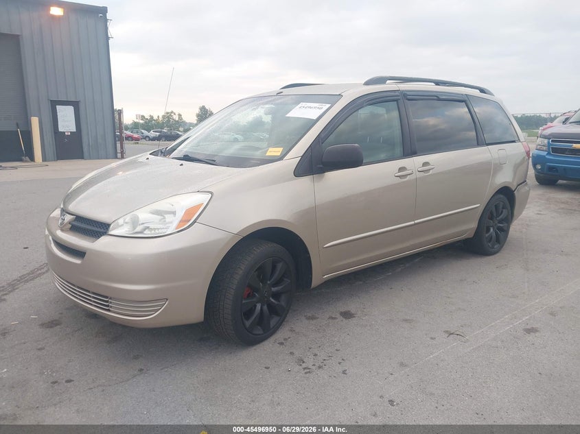 2005 Toyota Sienna, Удар ззаду, IAAI, VIN 5TDZA23C05S333812 — фото 2